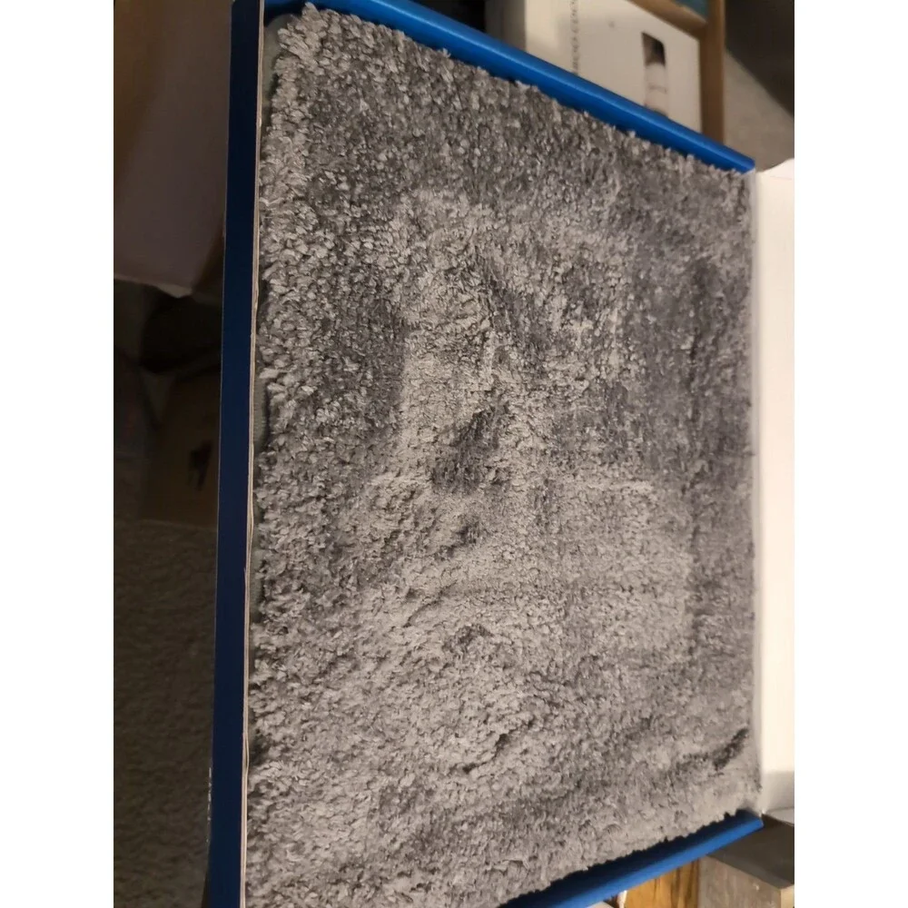 Stonite 2 In 1 Stone Bath Mat Dark Grey 24x16